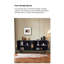 Armoire d'appoint en rotin noir