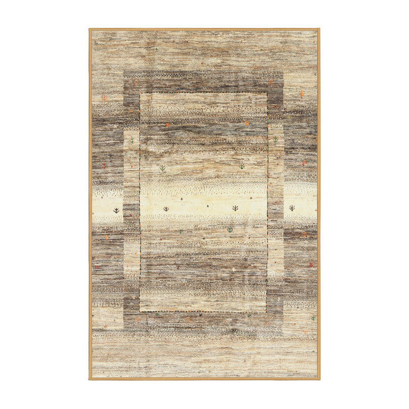 Tapis ivoire / beige Drumgurland, Rectangle 8 pi x 10 pi