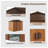 8 ft. W x 6 ft. D Metal Lean-To Storage Tool Shed