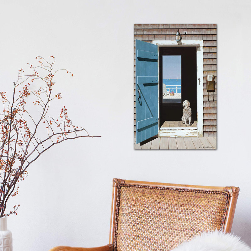 Ocean Breath 1 Piece Wrapped Canvas Wall Art, 30.48 cm H x 45.72 cm W