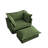 Upholstered Sofa With Ottoman