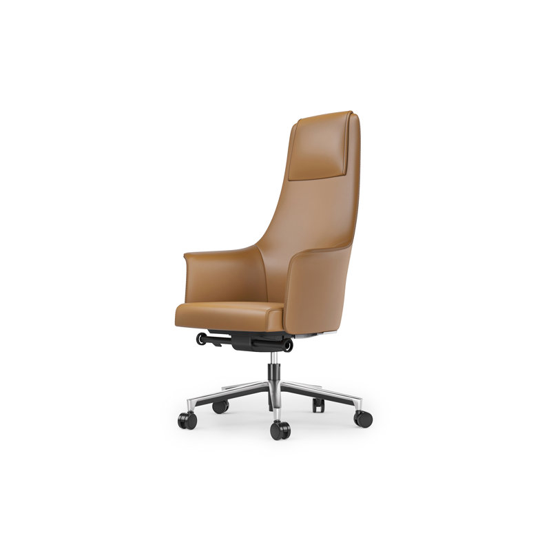 Bolo Swivel Executive Chair, Saddle