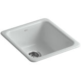 IronTones® 17" L x 18-3/4" W x 8-1/4" Top-Mount/Under-Mount Single-Bowl Kitchen Sink