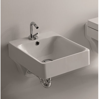 Cento Ceramic 12.2" Wall Mounted Bidet