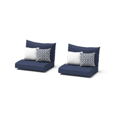 Balceta Modular Outdoor SunbrellaArmless Chair Cushion Covers by RST Brands