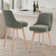 Swivel Upholstered 26''Counter Stool And Bar Stools With Full Back And Solid Wood Frame