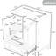 Base de meuble-lavabo de salle de bain 30 po blanc - bois massif et portes, 1 tiroir, tablette réglable, assemblage, base de style moderne et construction, armoire avec tiroir pour l'organisation, assemblage requis-2118700927