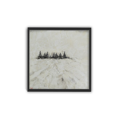 "Frosted Horizon", art mural sur toile