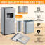 Stainless Steel Open Multi-Compartment Rubbish & Recycling Bin - 8L