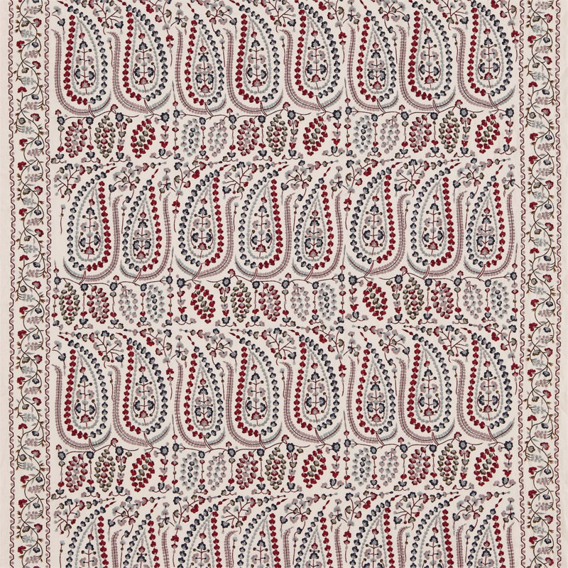 Jayshree Fabric, Red/Blue