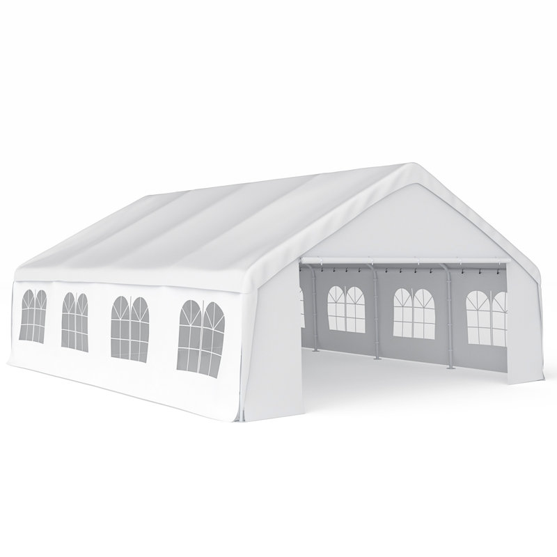 20 Ft. W x 26 Ft. D Metal Party Tent