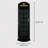 Black Old English Telephone Booth  Pool Cue Rack By Ram Game Room