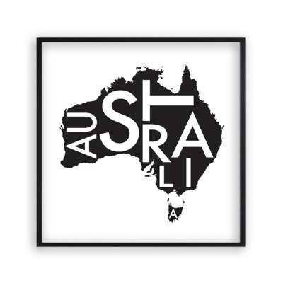 Australia Map - Print