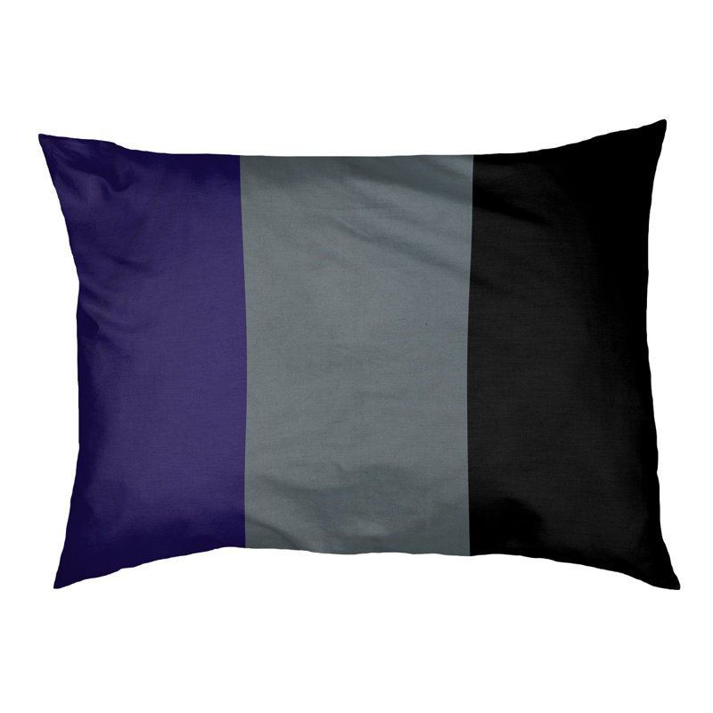 Coussin Atlanta, Grand (l 40 po x P 30 po x H 14 po), Purple/Gray/Black