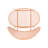 Orange Shell Chair Of 2, 25.84"D X 33.87"H, , Powder-Coated Curvaceous Chairs  2 , Powder-Coated, Stable