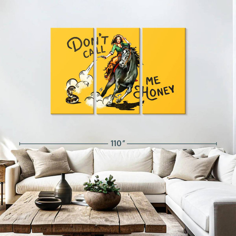 Lelar Don't Call Me Honey, 48" H x 74" W