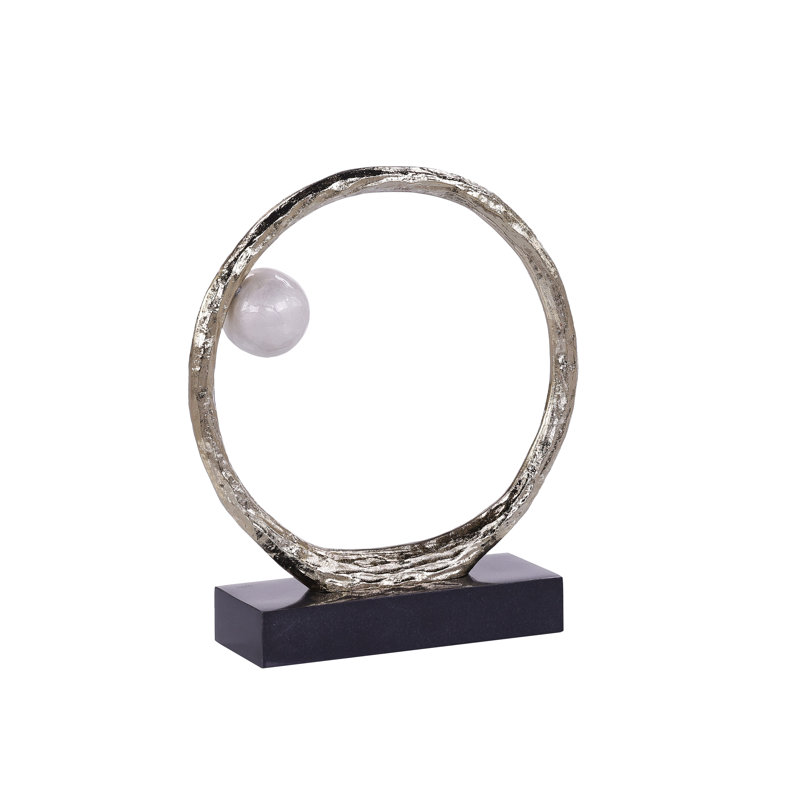 Sculpture Anello Di Perle sur base de fer, petit