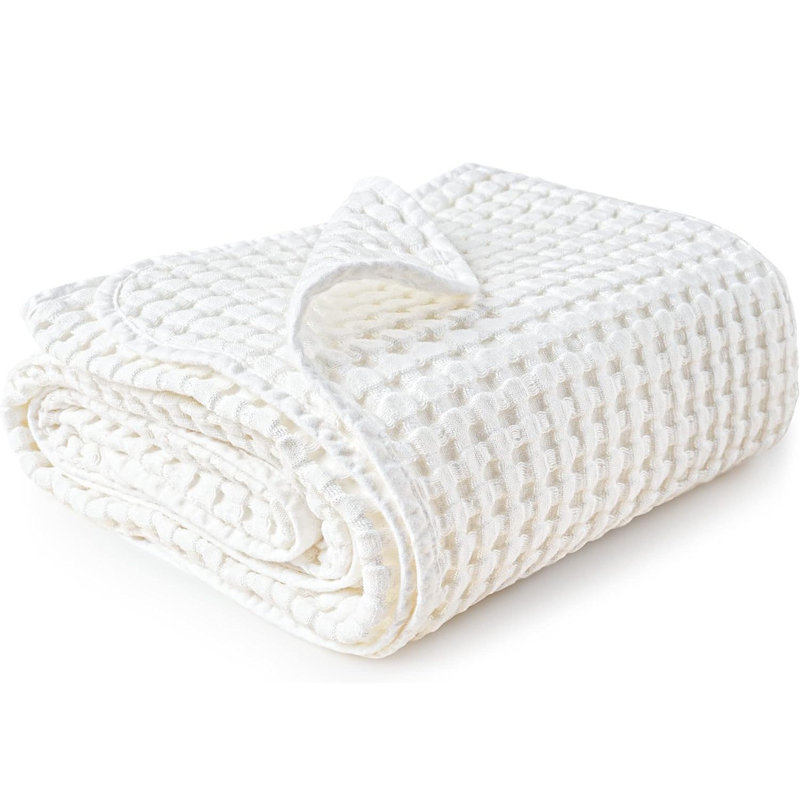 100% coton emmailloté, Blanc