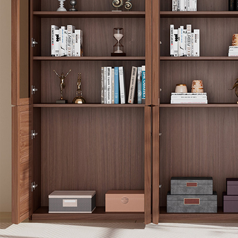 High quality black walnut bookcase
