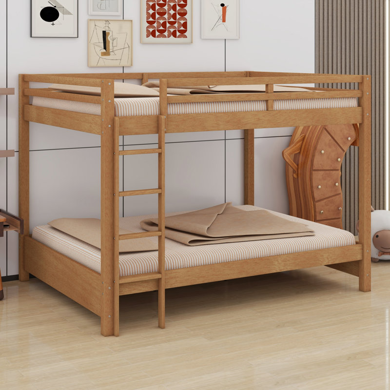 Lit superposé en bois avec échelle, Bois