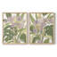 Impression encadrée Brushy Tropical Orchid I-Premium - prête à être accrochée - aucun clou requis - aucun clou requis-483041377-483041378
