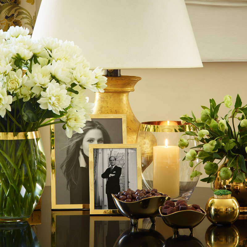 Cast Brass Serving Bowl