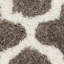 Barcelona Shag Hand-Tufted Silver/Ivory Area Rug-13800705