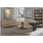 Metal Base Latte Sideboard