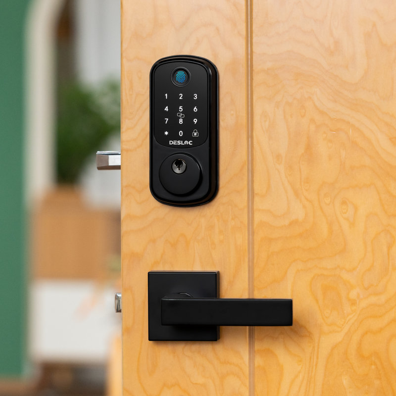 Serrure intelligente à poignée d'empreinte digitale avec Bluetooth