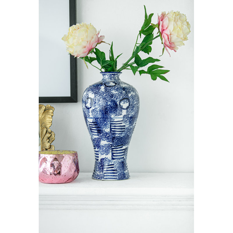 Vase de table en porcelaine 13,2 po Latimer