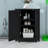 Home Corner Storage Cabinet, Bathroom Triangle Floor Cabinet, Adjustable Shelf