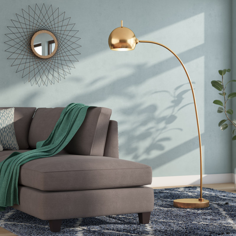 Lampe sur pied arquée 66 po Galerie