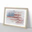 Painted American Flag in Abstract - Picture Frame Drawing Print-55735684-55735687