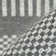 Meraki 01 Hand Loomed Striped Area Rug in Silver/ Charcoal