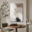 Grunge Abstract Paint Stroke Effect "Faded Tan And Gray Neutral Artwork, Minimalist Modern Contemporary Living Room Wall Pictures, Canvas Giclee Print Wall Art"-97558665-97558663-119461178