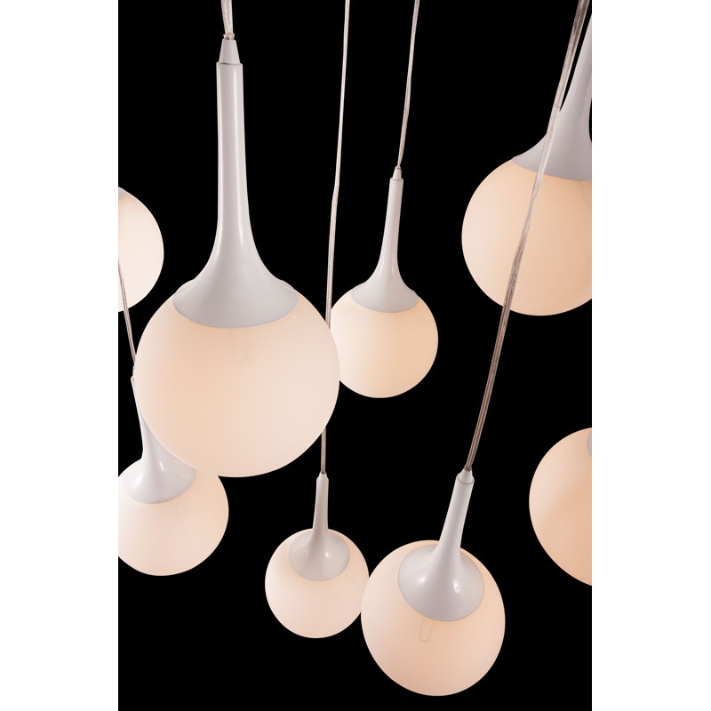 Luminaire suspendu en grappe 9 lumières Casco
