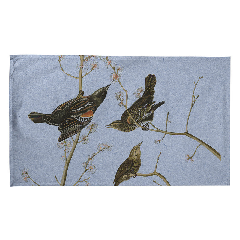 Tea Towel Kitchen Towel, Poly Twill, Blue