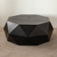 Table basse à motif tridimensionnel en relief de style rétro américain-24255135-24255134