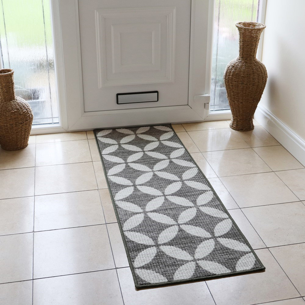 Non-Slip Geometric Indoor Doormat