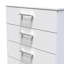 Devon 5 Drawer Chest Matt (Ready Assembled)-2141545173