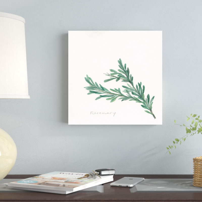 «Rosemary» par Chris Paschke, reproduction d'art sur toile tendue, H 12 po x l 12 po