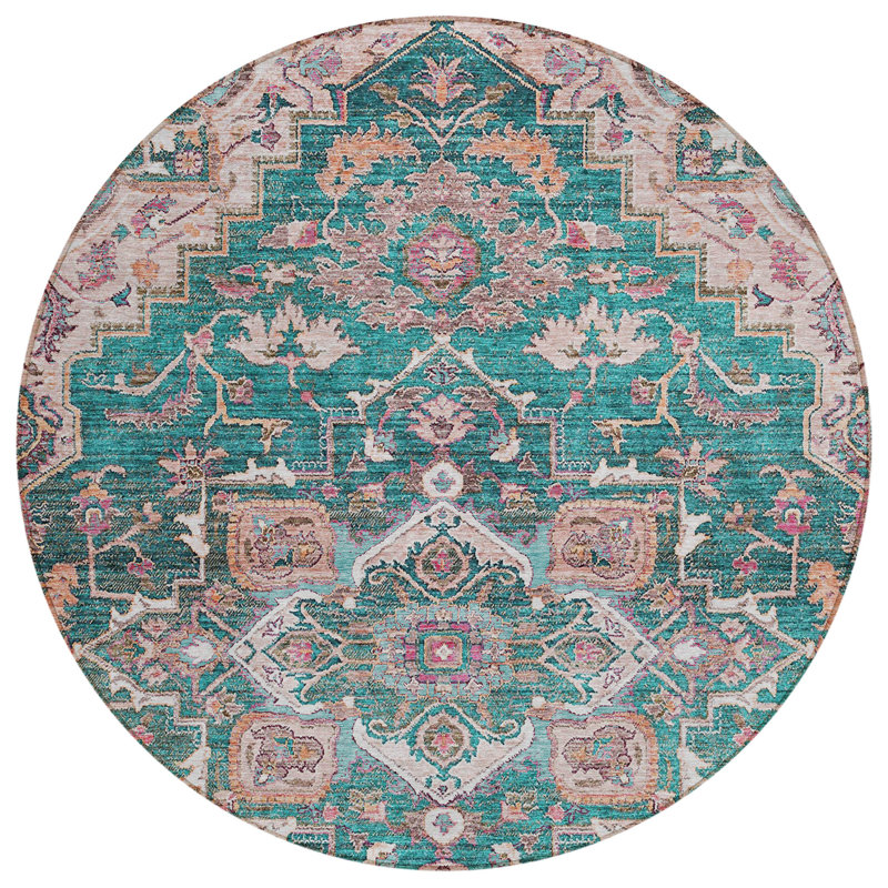 Tapis d'intérieur rond 8 pi