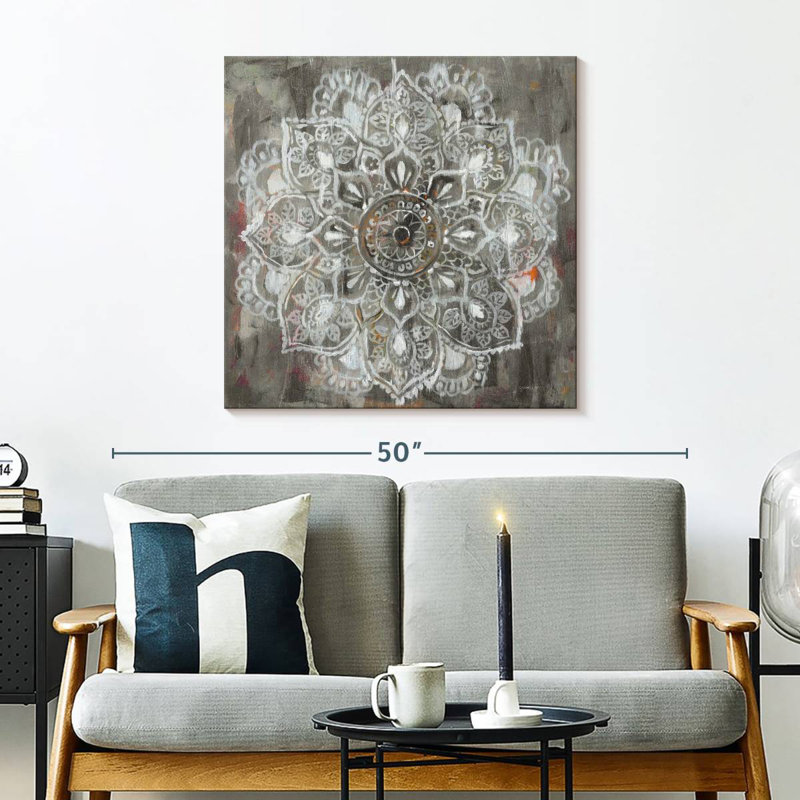 Kerner Mandala In Neutral, 30'' H x 30'' W