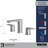 Venda 2-handle Bathroom Faucet with Drain Assembly-102921506