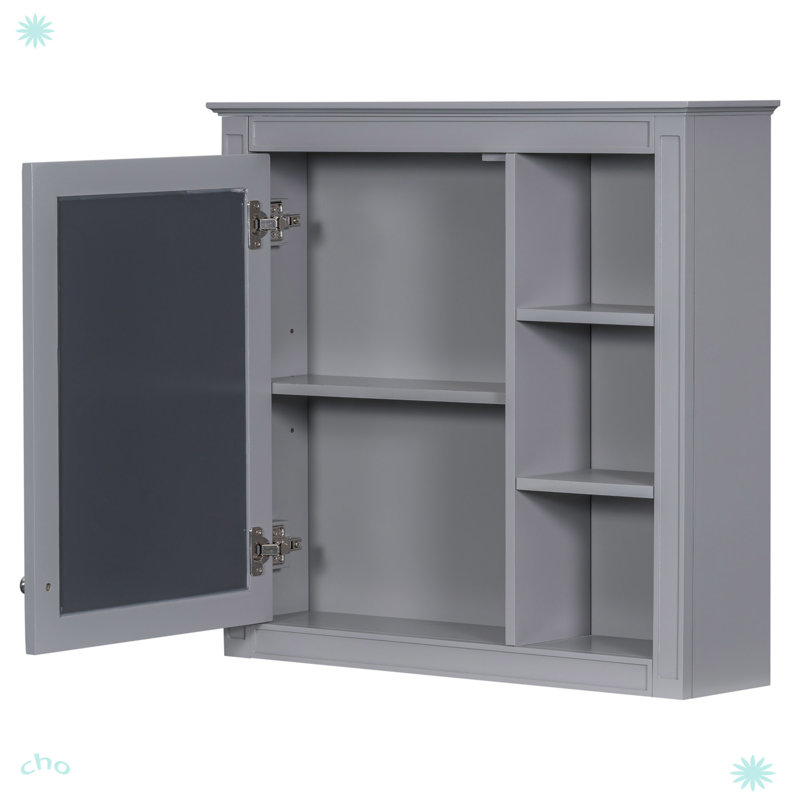 Ensemble de meuble-lavabo autoportant 30 po avec miroir, Gris