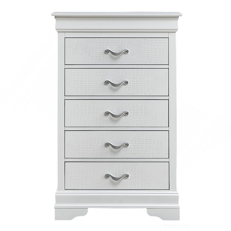Commode Lorana, champagne argenté, Argent argent