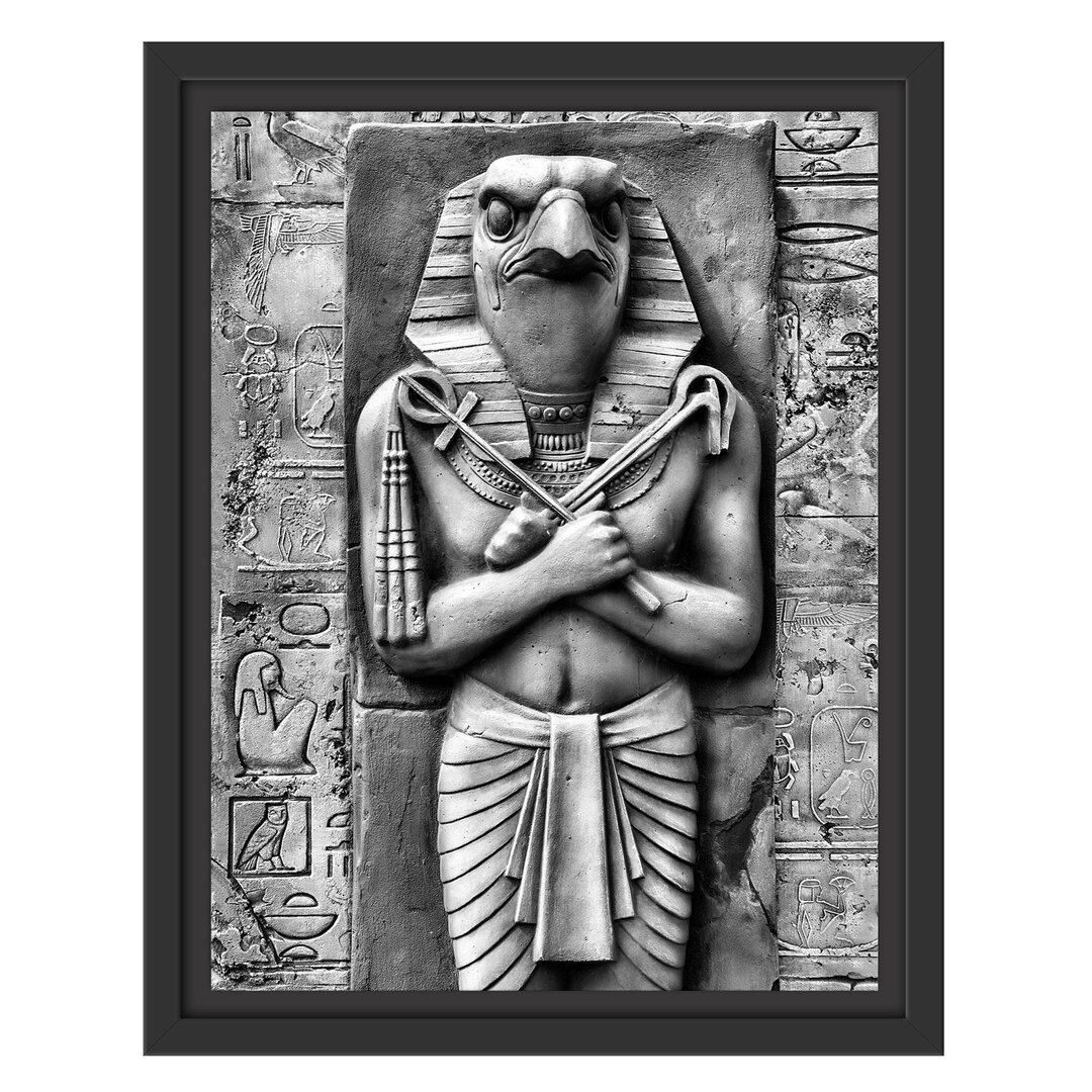 Gerahmtes Wandbild Ägyptischer Gott Horus