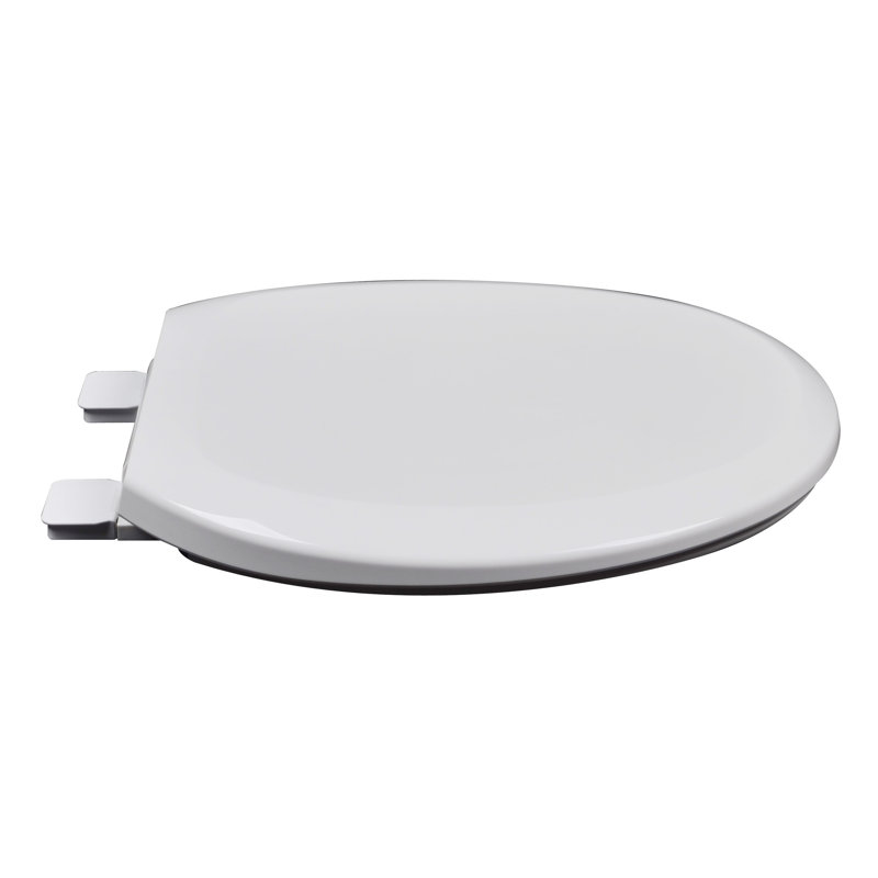 Round Toilet Seat and Lid, Cotton White