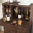 sideboard with Storage Drawer & Shelves and Fold-up Desktop