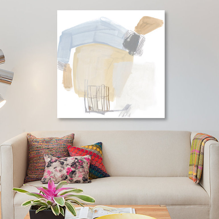 « overture iv », impression sur toile, H 12 po x l 12 po x P 0,75 po, Pas de tapis, Toile tendue